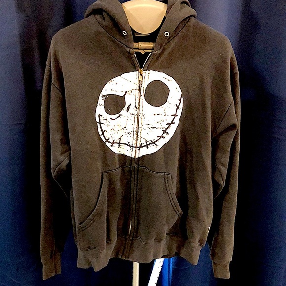 Vintage Jack Skellington Zip Front 